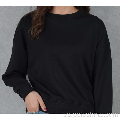 Sudaderas con capucha de cuello redondo para mujer